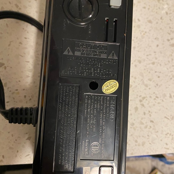 SHARP Digital Alarm Clock with USB 2 amp Port and 2 AC Outlets - Model: SPC137 - Picture 5 of 15